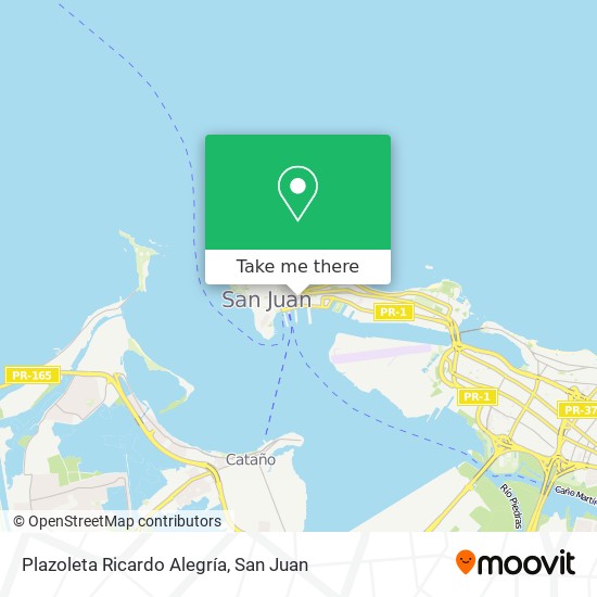 Plazoleta Ricardo Alegría map