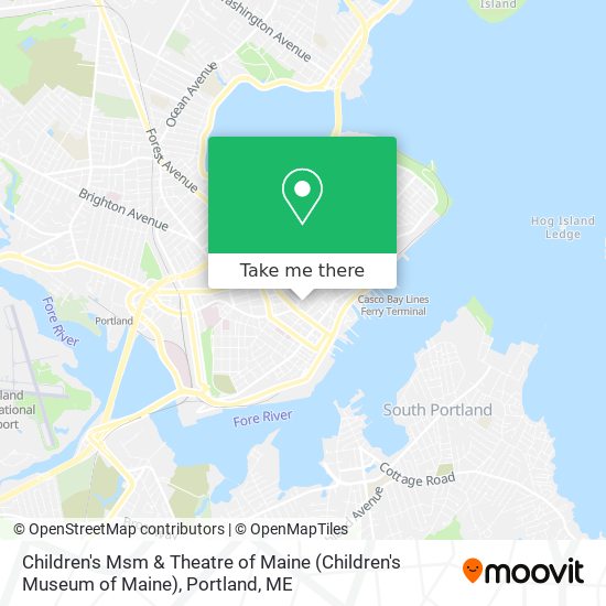 Children's Msm & Theatre of Maine (Children's Museum of Maine) map