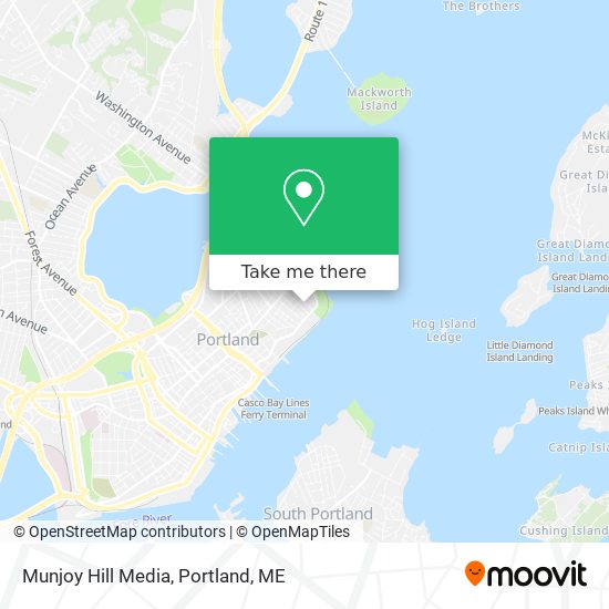 Munjoy Hill Media map