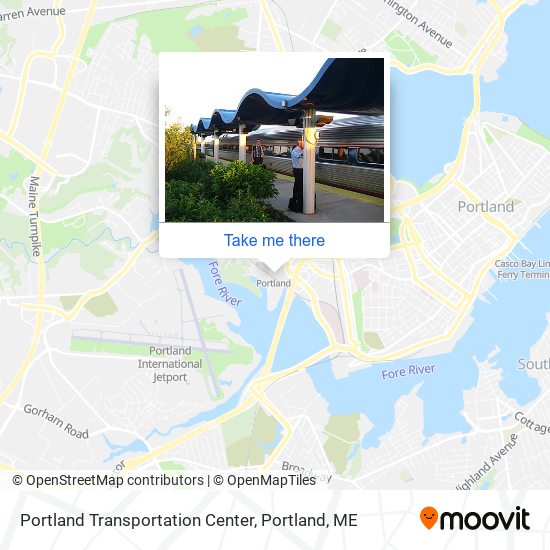 How to get to Portland Transportation Center in Portland, ME by Bus, Train  or Ferry?