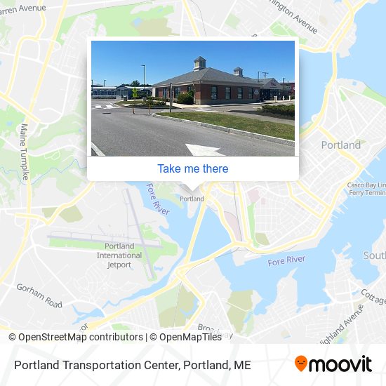 How to get to Portland Transportation Center in Portland, ME by Bus, Train  or Ferry?