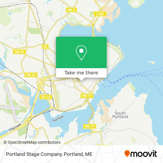 Portland Stage Company map