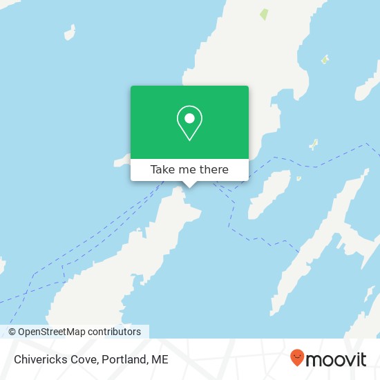 Chivericks Cove map
