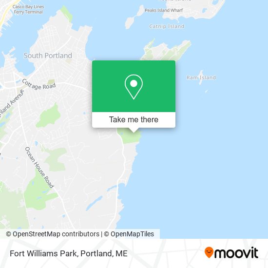 Fort Williams Park map