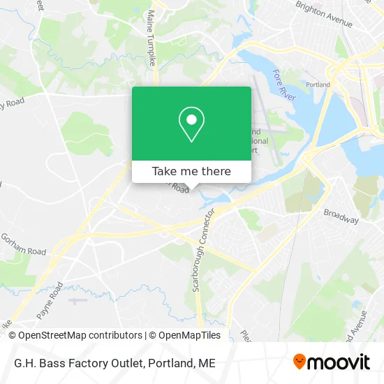 G.H. Bass Factory Outlet map