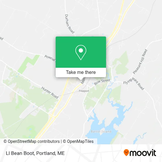 Ll Bean Boot map