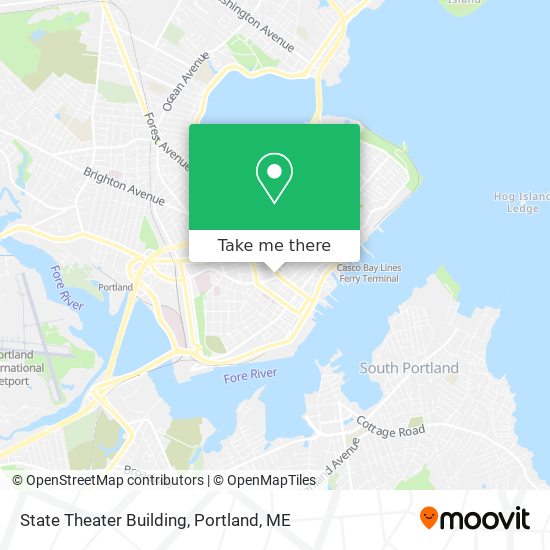 State Theater Building map