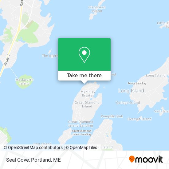 Seal Cove map