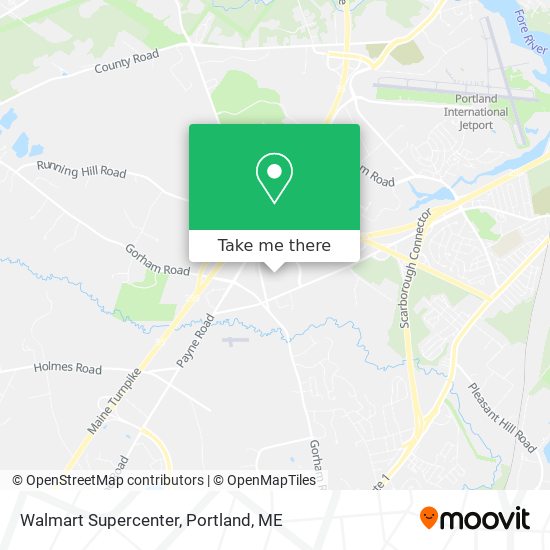 Mapa de Walmart Supercenter