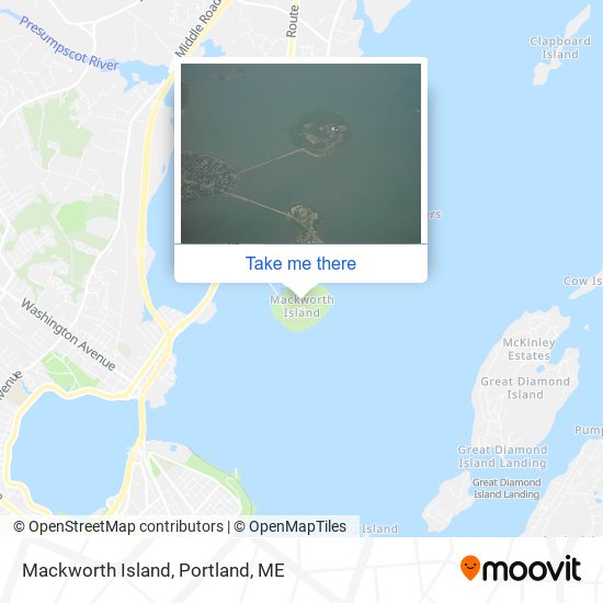 Mackworth Island map