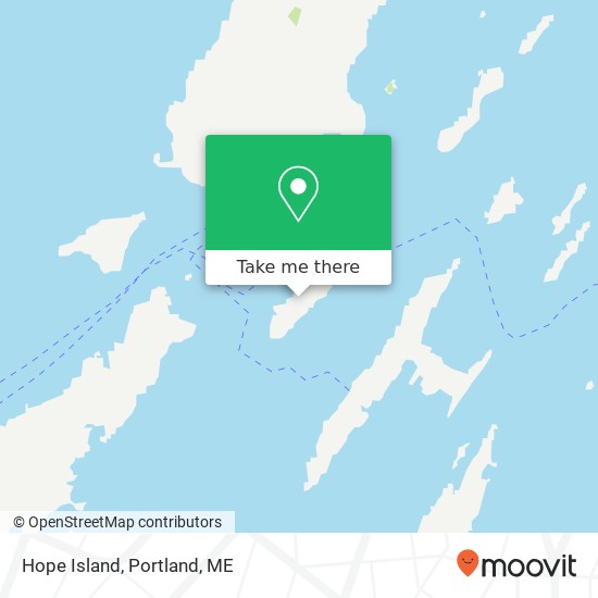 Hope Island map