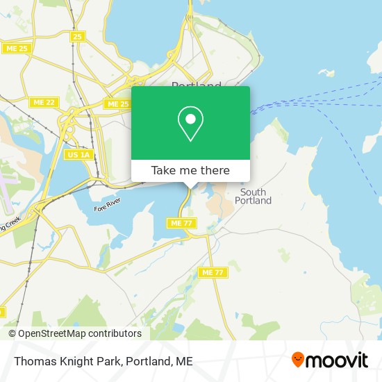 Thomas Knight Park map