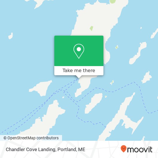 Chandler Cove Landing map