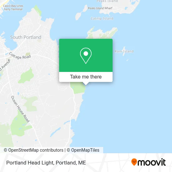 Portland Head Light map