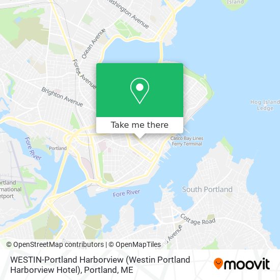 WESTIN-Portland Harborview (Westin Portland Harborview Hotel) map