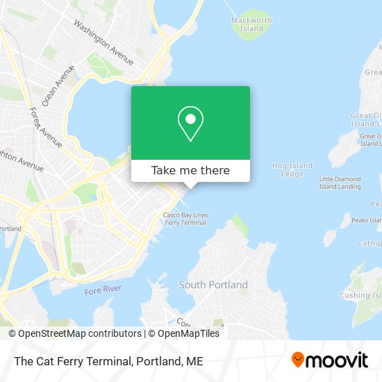 The Cat Ferry Terminal map
