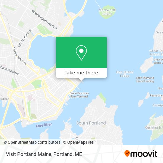 Mapa de Visit Portland Maine