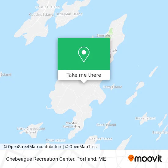 Chebeague Recreation Center map