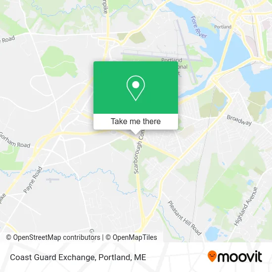 Coast Guard Exchange map