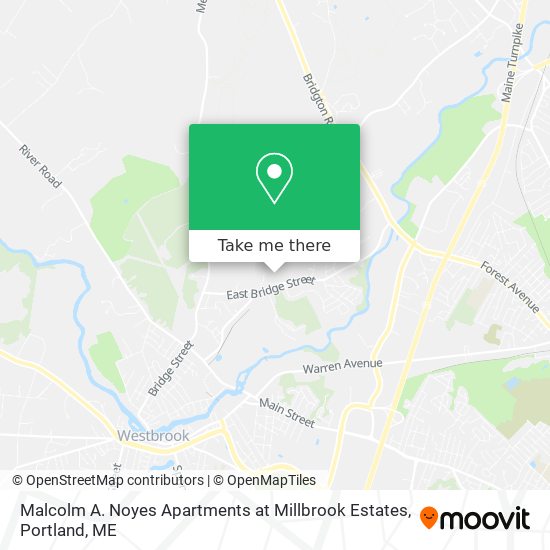 Mapa de Malcolm A. Noyes Apartments at Millbrook Estates