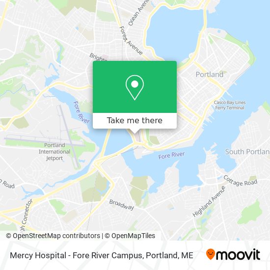 Mercy Hospital - Fore River Campus map