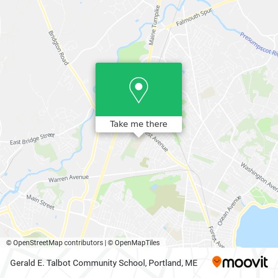 Gerald E. Talbot Community School map