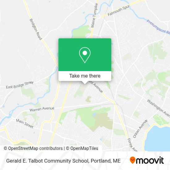 Gerald E. Talbot Community School map
