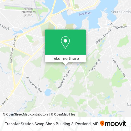 Transfer Station Swap Shop Building 3 map