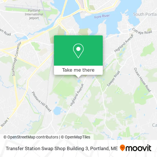 Transfer Station Swap Shop Building 3 map