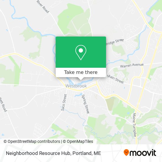 Neighborhood Resource Hub map