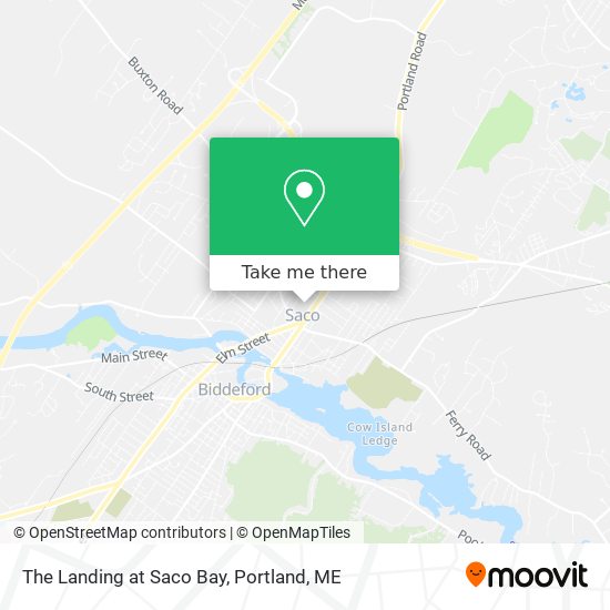 Mapa de The Landing at Saco Bay