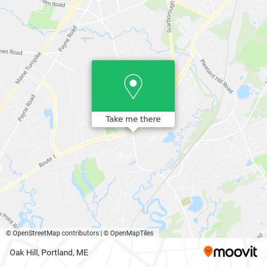 Mapa de Oak Hill