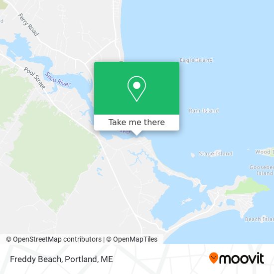 Freddy Beach map
