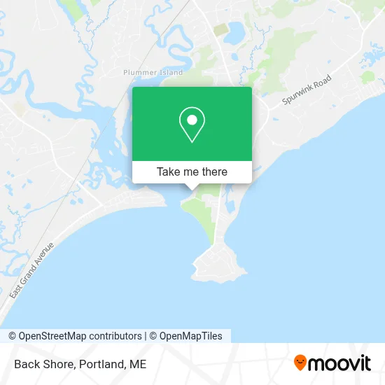 Back Shore map