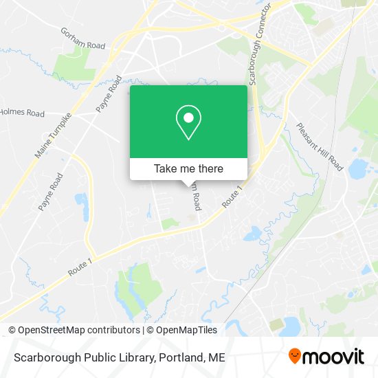 Scarborough Public Library map