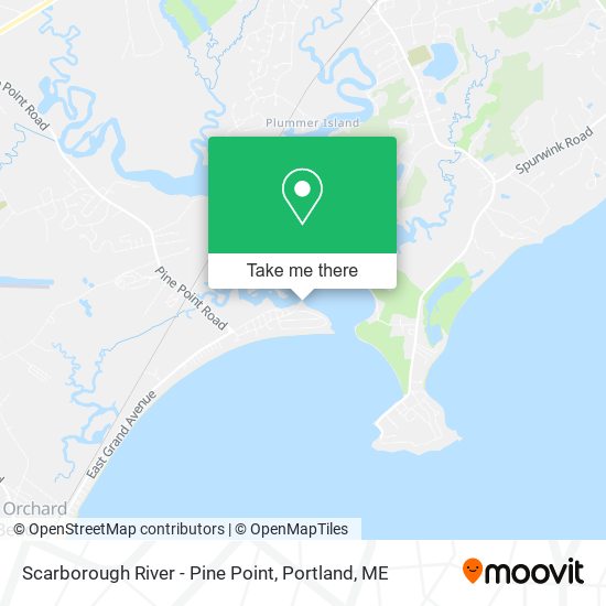 Mapa de Scarborough River - Pine Point