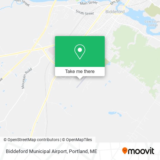 Biddeford Municipal Airport map