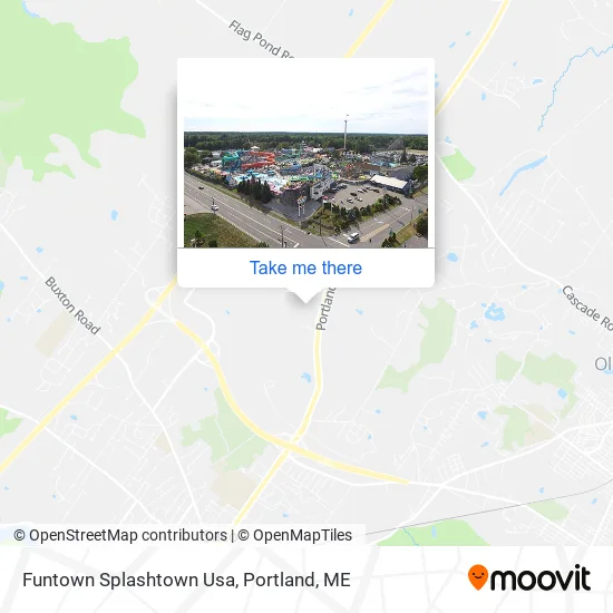 Mapa de Funtown Splashtown Usa