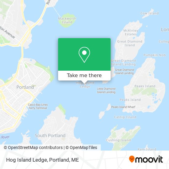 Hog Island Ledge map