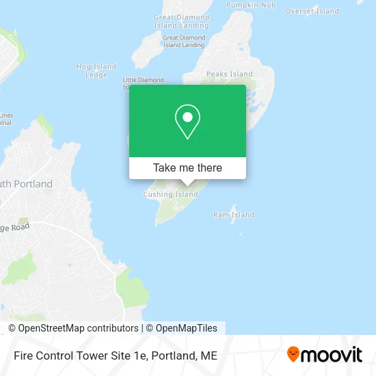 Fire Control Tower Site 1e map