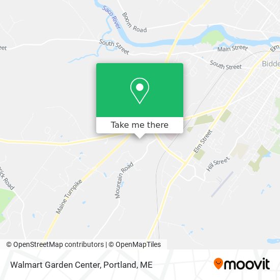 Mapa de Walmart Garden Center