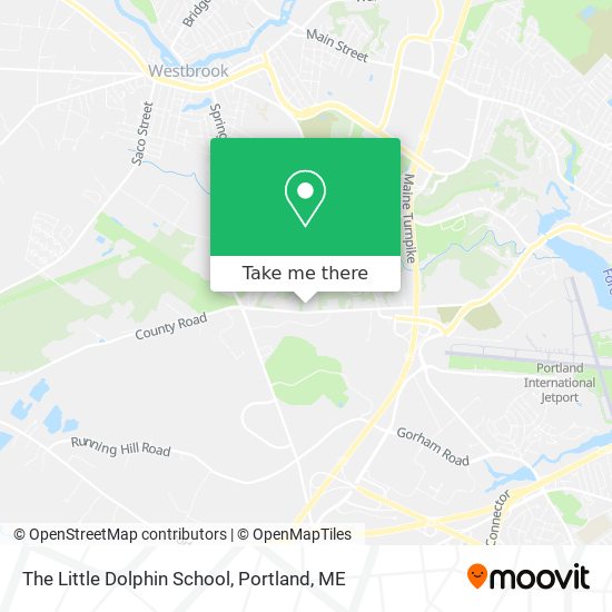 The Little Dolphin School map