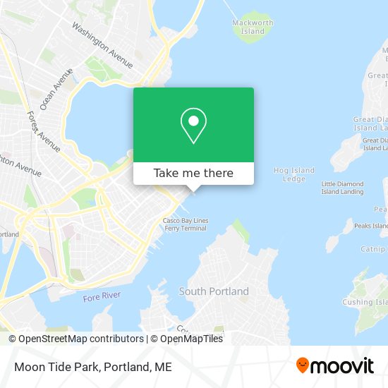 Mapa de Moon Tide Park