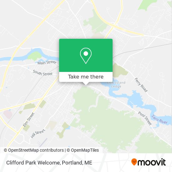 Clifford Park Welcome map