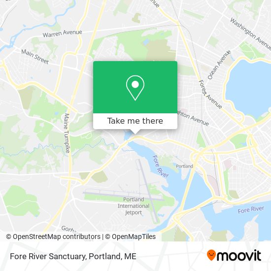 Fore River Sanctuary map