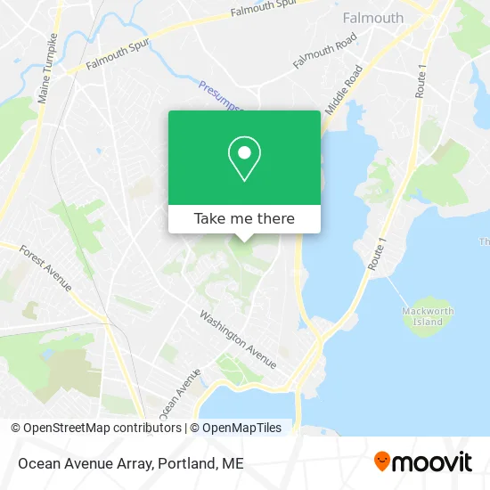 Ocean Avenue Array map