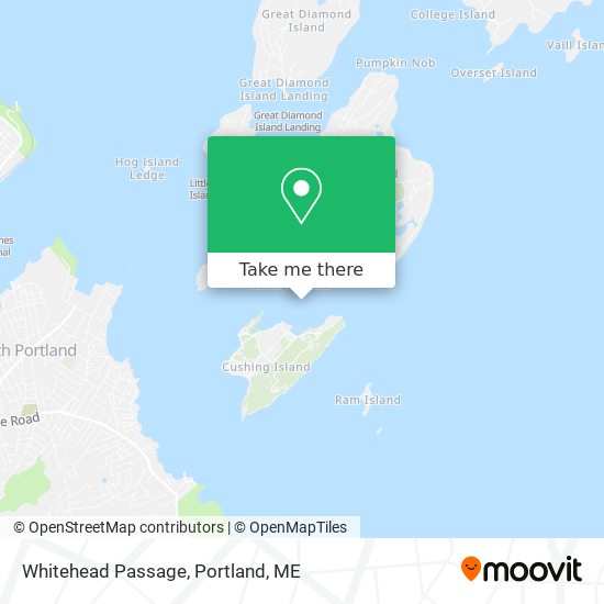 Mapa de Whitehead Passage