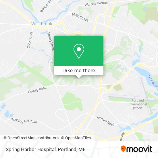 Spring Harbor Hospital map