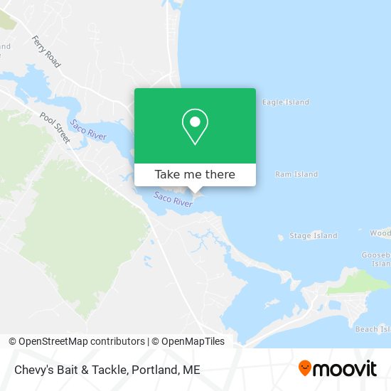 Chevy's Bait & Tackle map