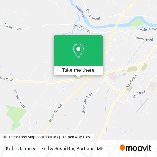 Mapa de Kobe Japanese Grill & Sushi Bar